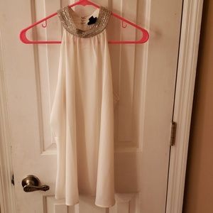 Worthington top with rhinestone accents